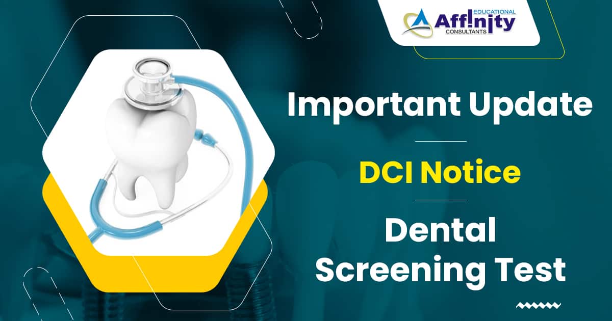 DCI Notice: Check Your Eligibility for Dental Screening Test
